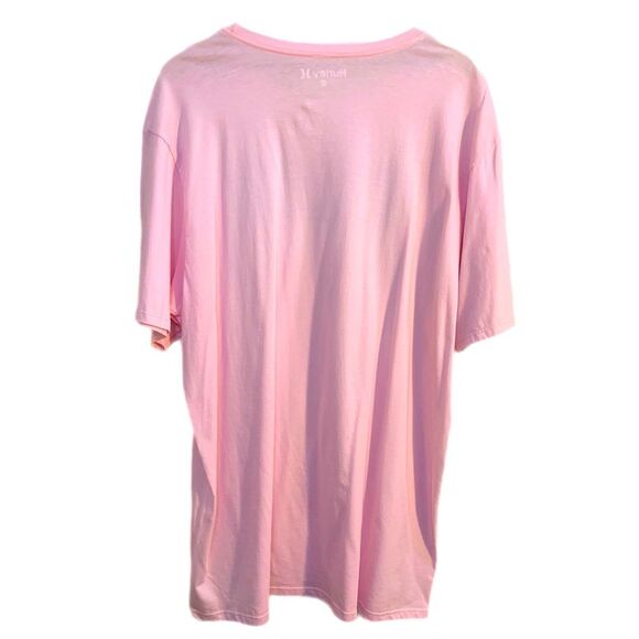 Hurley T-Shirt Pink Cotton Women’s XXL. - Picture 2 of 8